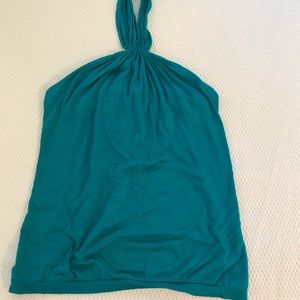 Teal halter top
